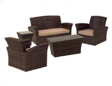 5 PC Maui Outdoor Living Room Furniture Set