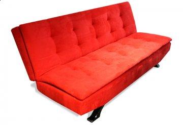 Helsinki Red Convertible Sofa