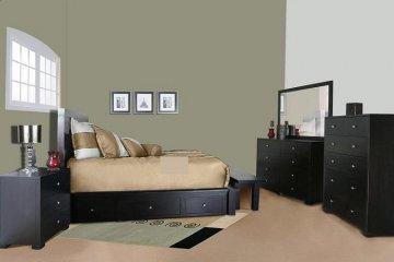 Sol Platform Storage Bedroom Set