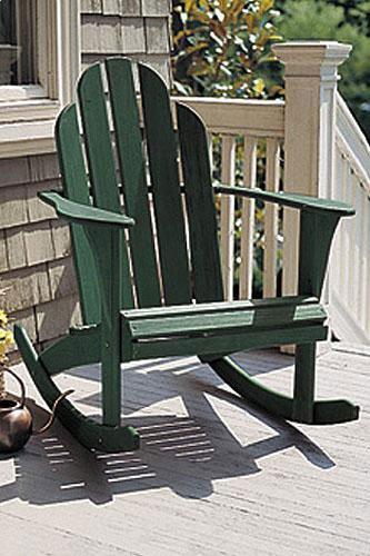 Woodstock Green Adirondack Rocking Chair