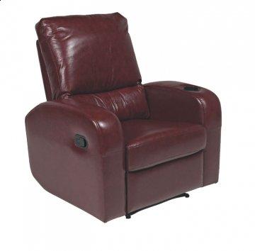 Pisa Burgundy REC-525 Series Leather Recliner