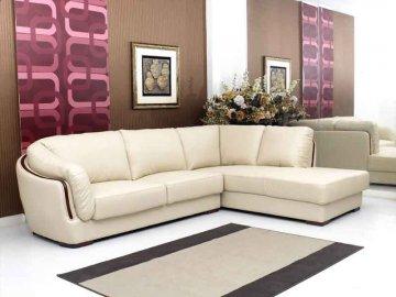 Azara Leather Sectional Sofa