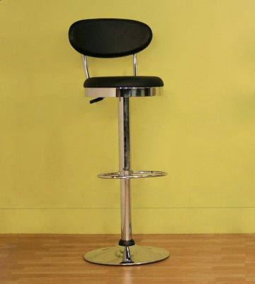 2 PC Black Achilla Swivel Bar Stool Set