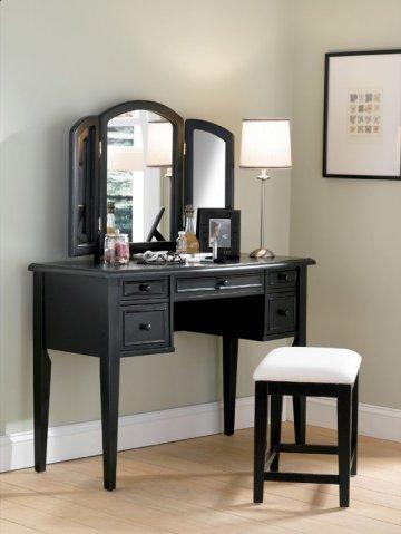 Antique Black Vanity Set